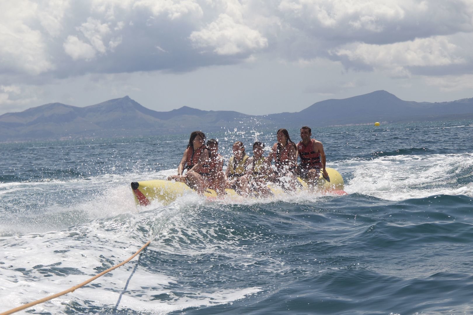 Action auf dem Wasser