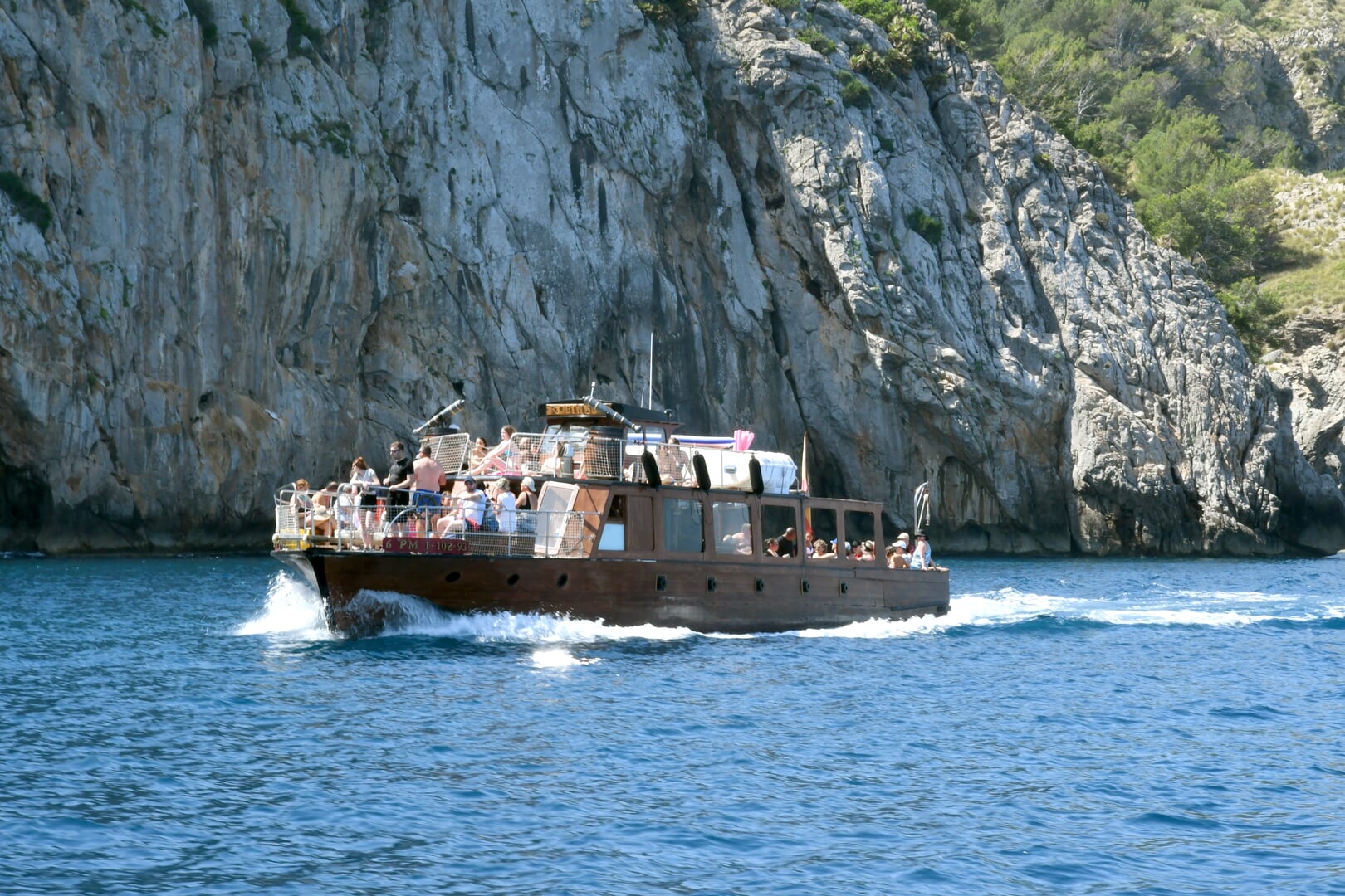 Schiff auf der Überfahrt