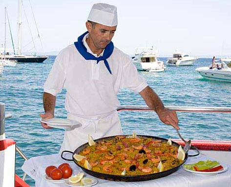 Köstilche und typische Paella