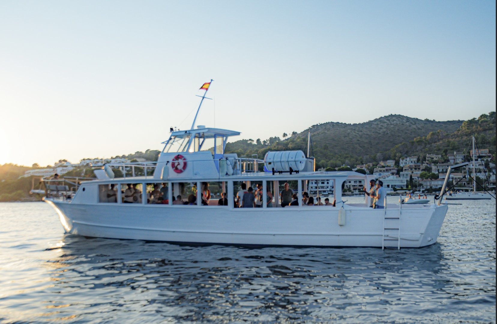 Boot im Norden von Mallorca