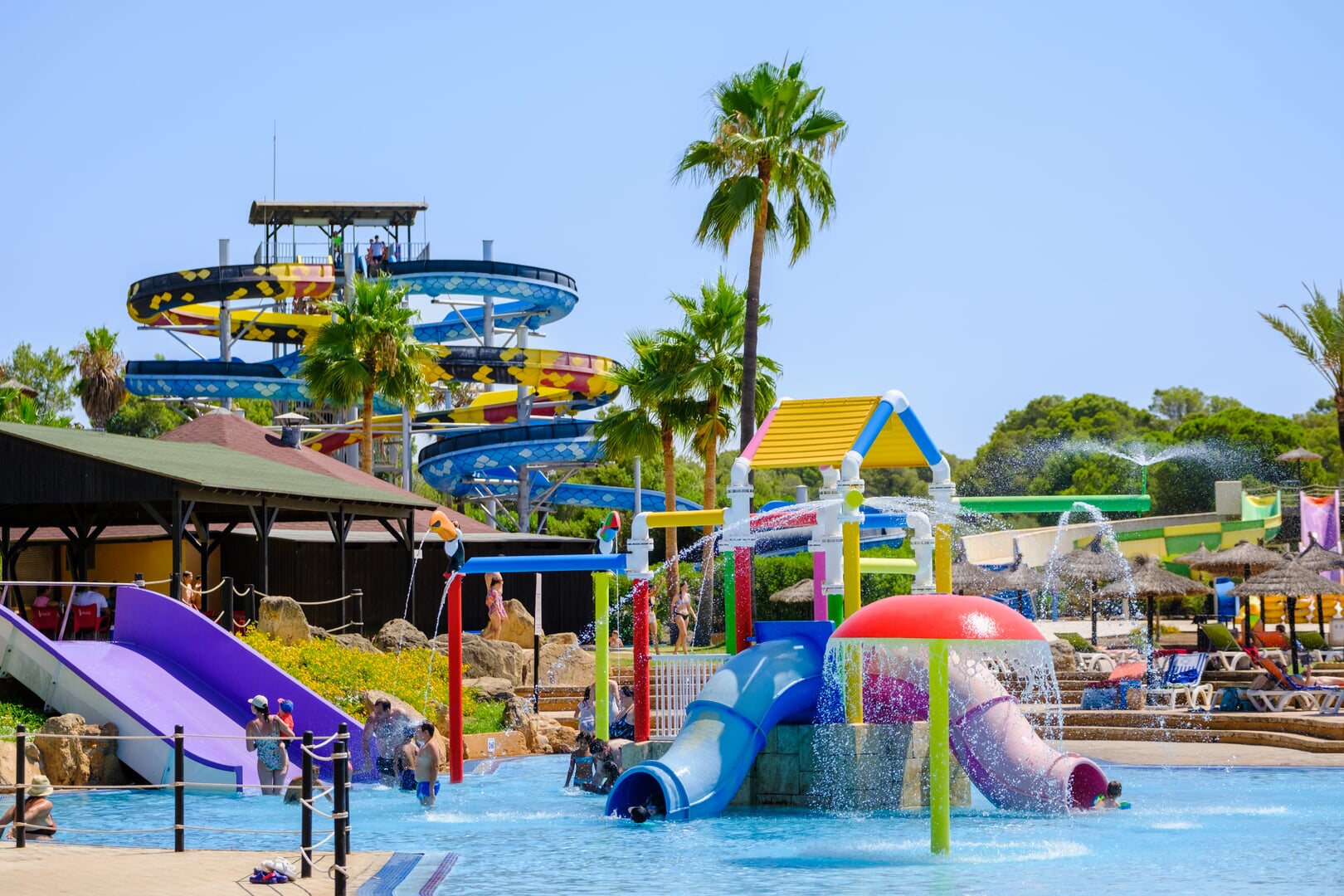 wasserrutschen im aqualand arenal