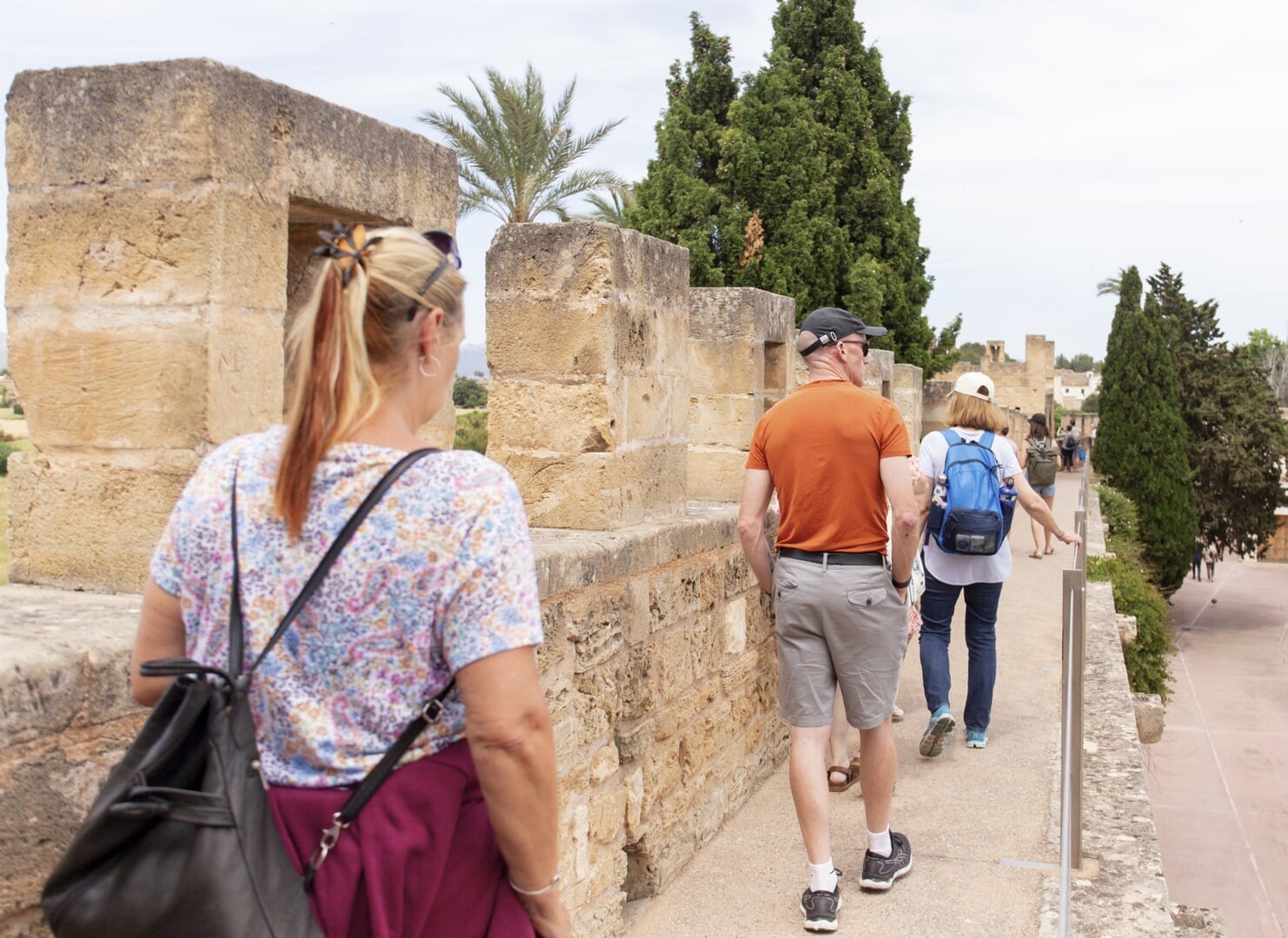 view from old town in alcudia