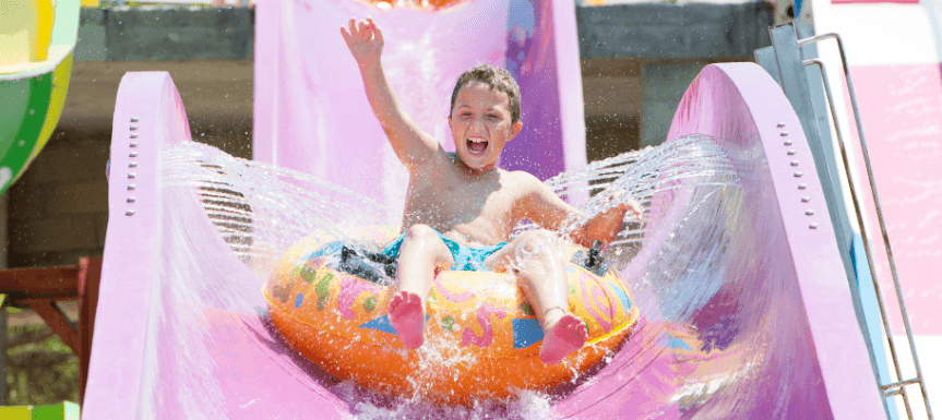 Slides at Aqualand