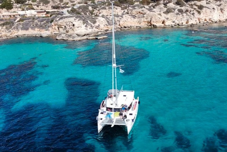 catamaran in group