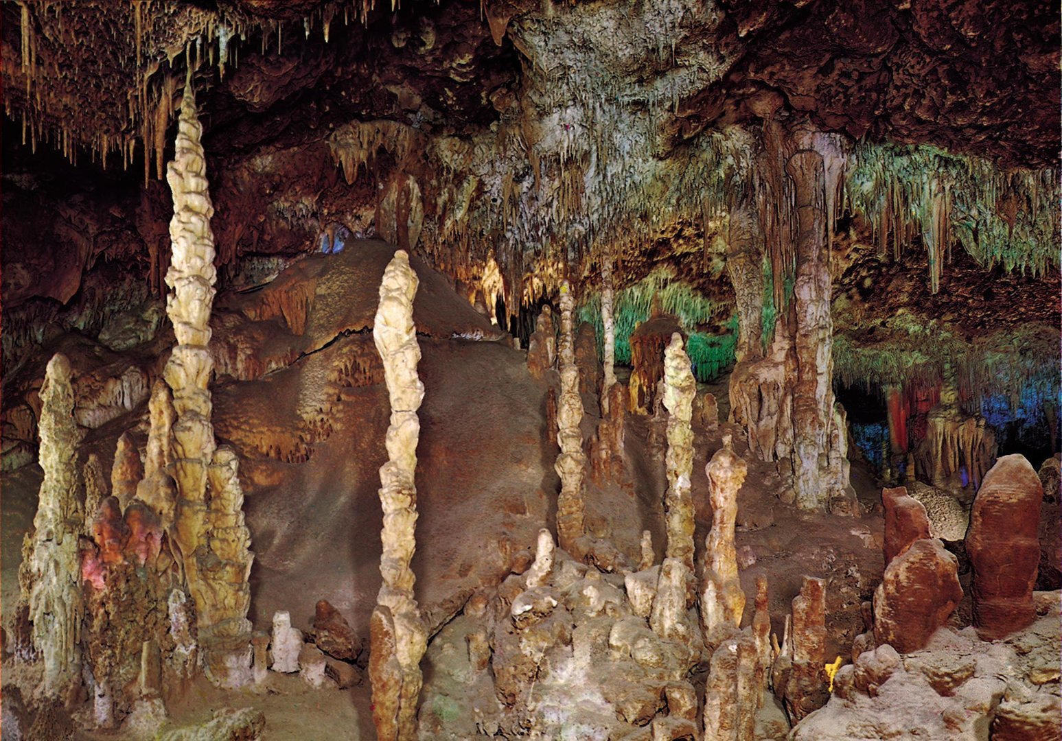 stalagmites