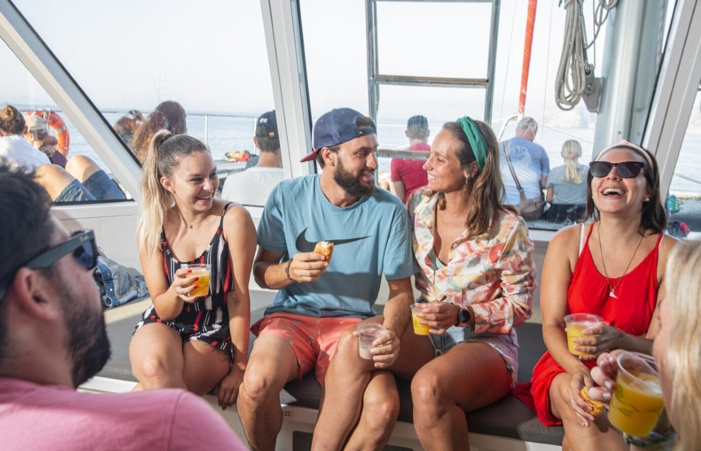 Breakfast at the dolphin trip