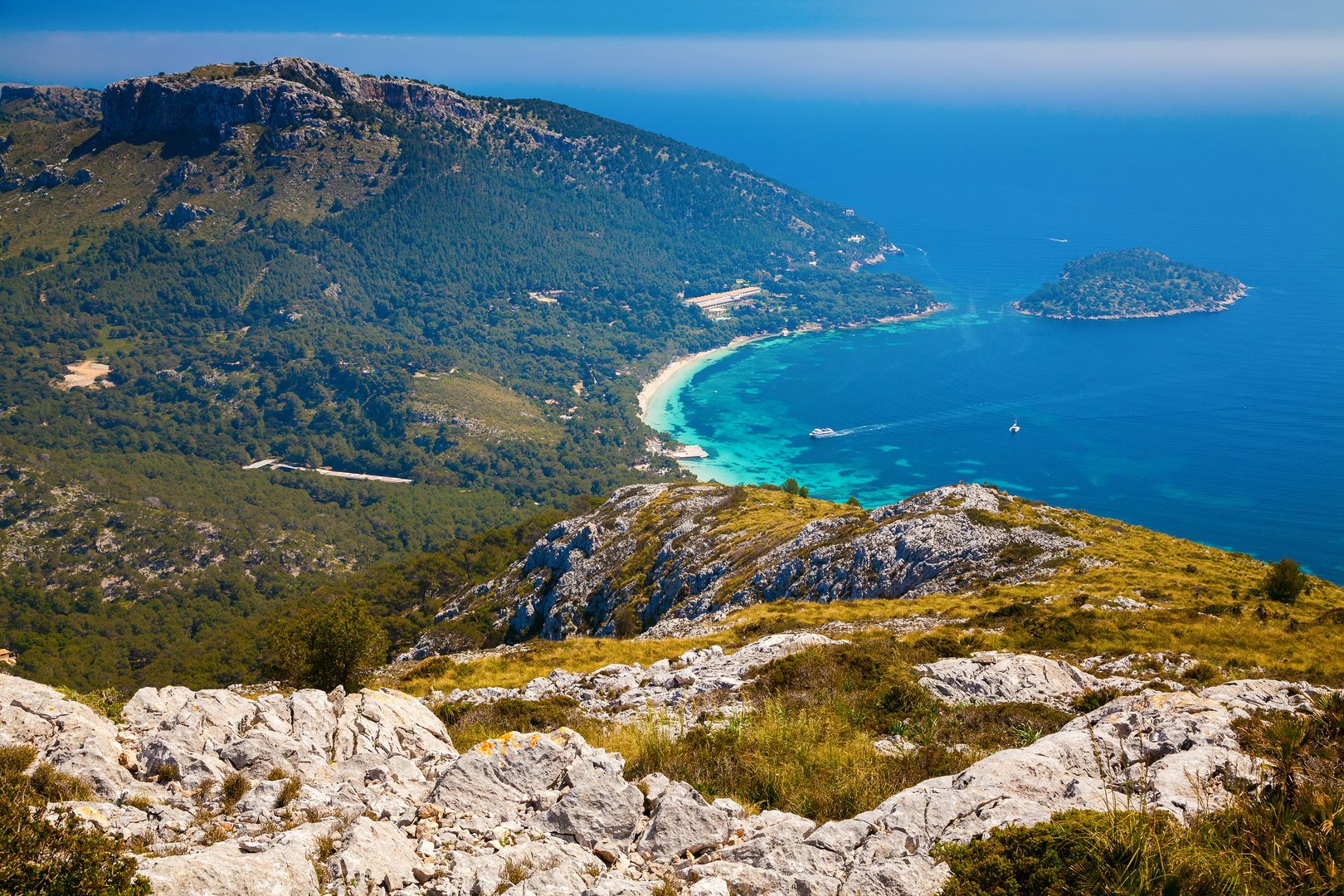 formentor from above