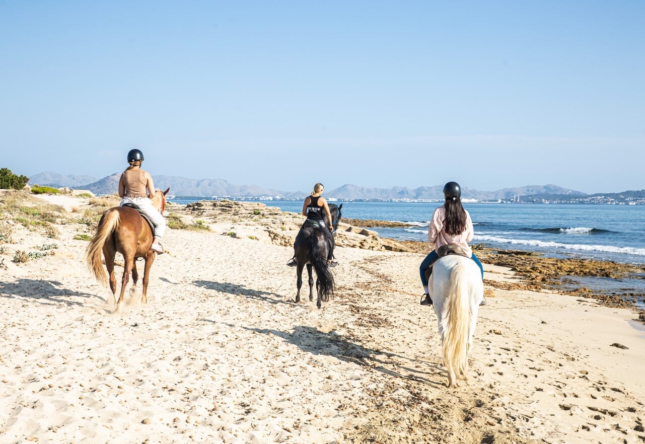 Beach Riding along Alcudia Bay