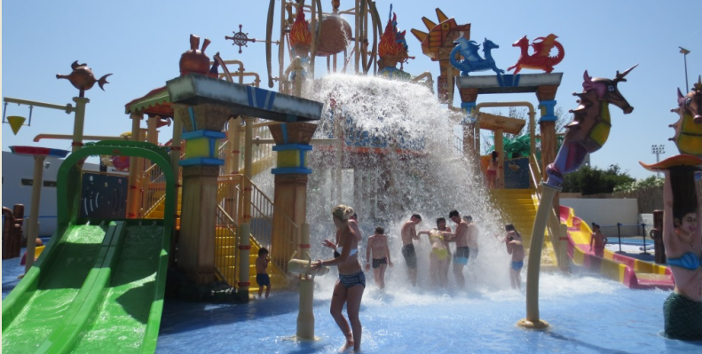 water park area