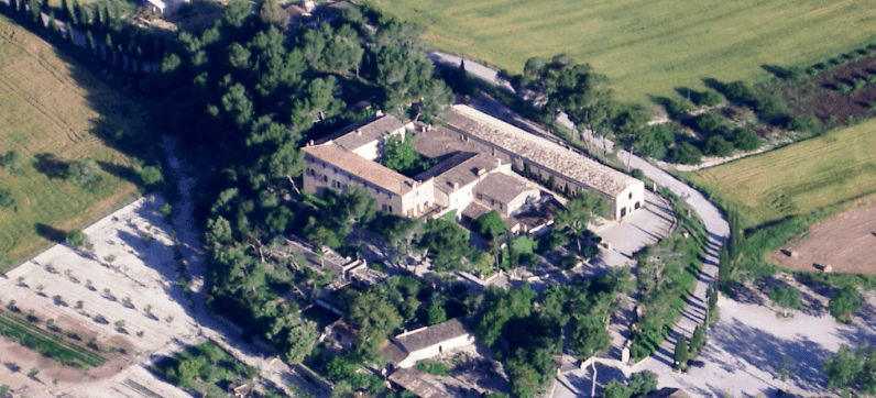 Arial view of Els Calderers