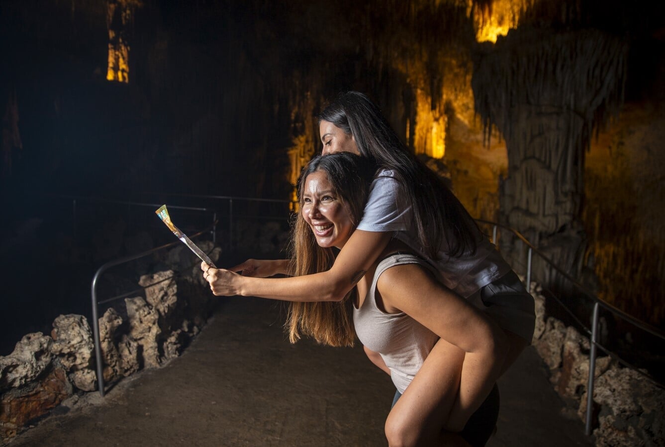 course inside the caves
