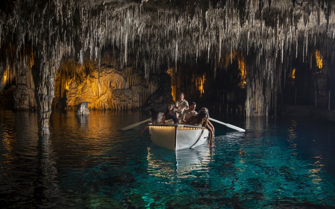 way inside the caves