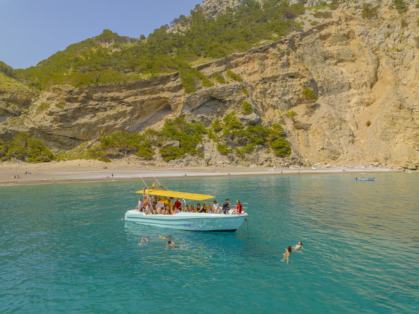 sailing towards pollensa bay