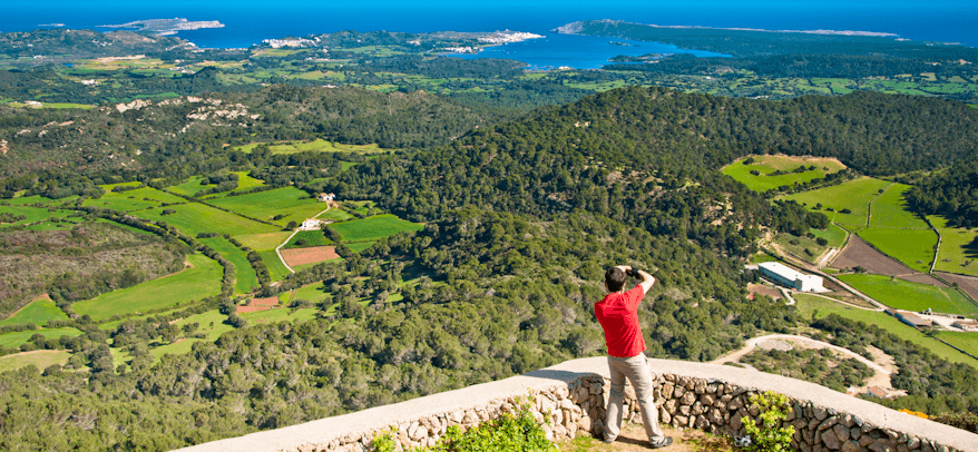 route in the island of menorca