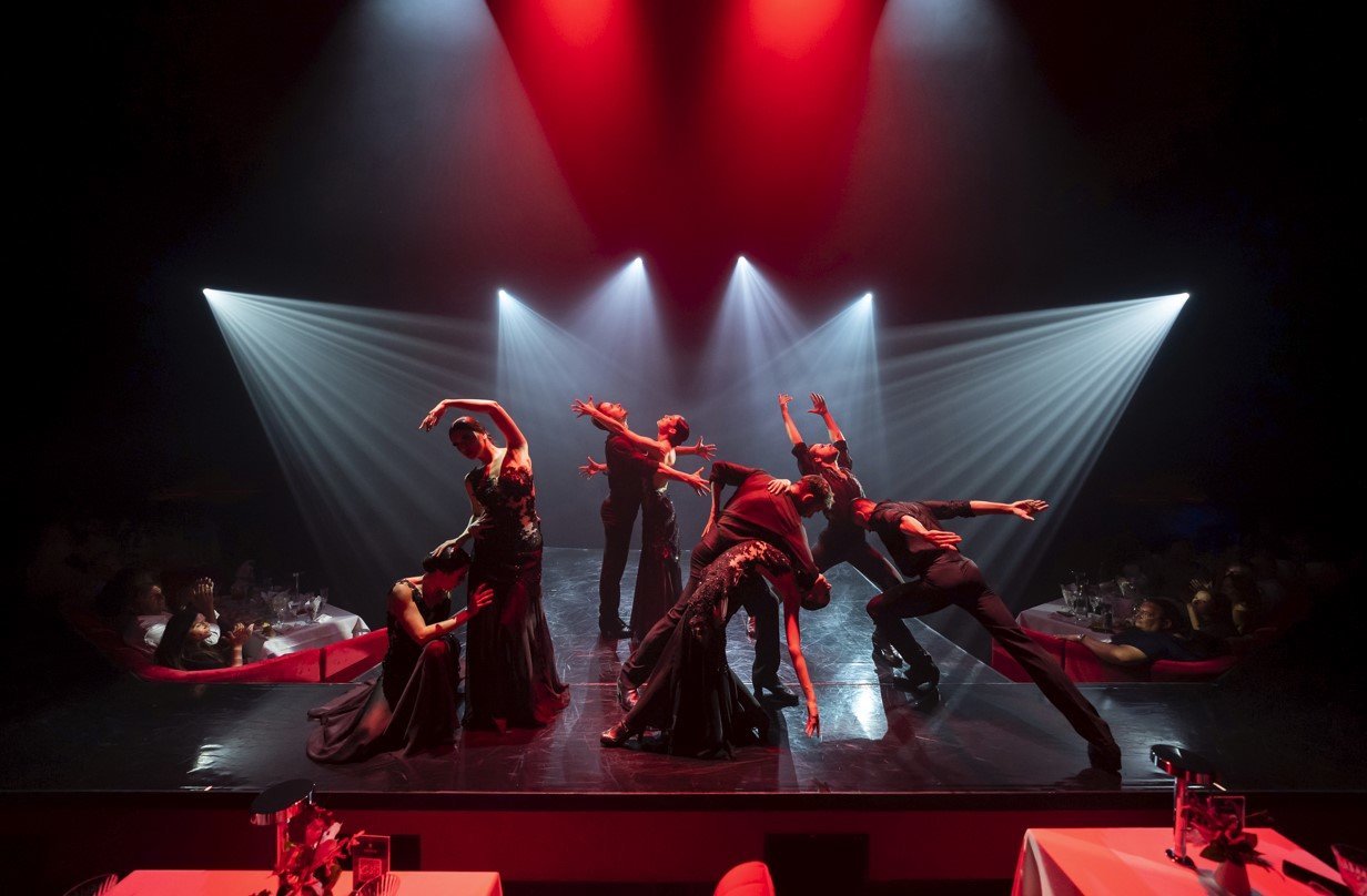 Exhibit_Official_spanish flamenco dancer water son ama