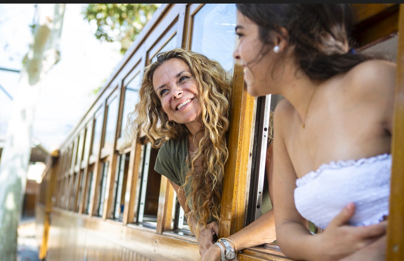 Jedzenie lodów w Soller