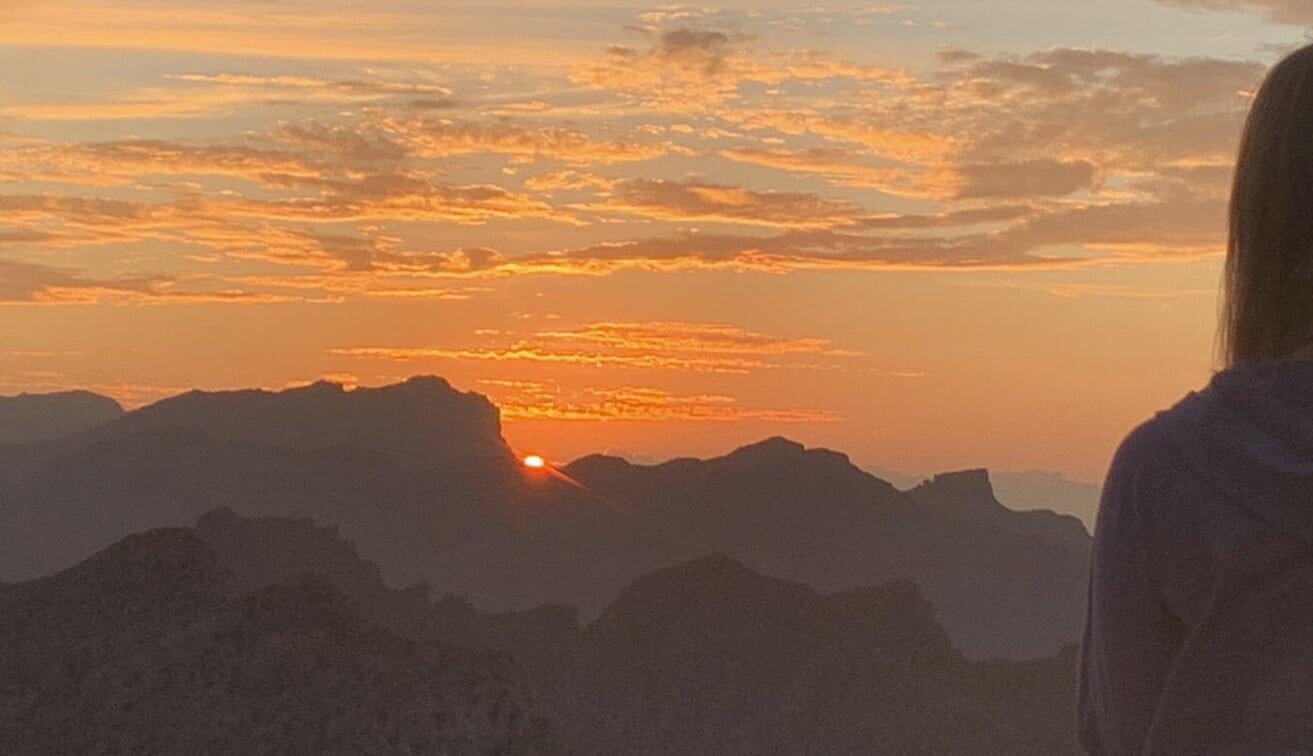 Zachód słońca w Formentor